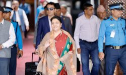 पूर्वराष्ट्रपति भण्डारी स्वदेश फिर्ता