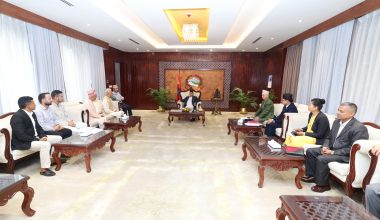 एघारौँ विश्व योग दिवसको तयारीबारे प्रधानमन्त्रीसँग छलफल