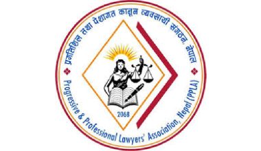 प्रगतिशिल कानुन व्यवसायी सङ्गठनको अध्यक्षमा थापा निर्वाचित