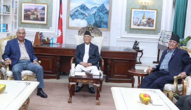 तीन दलका शीर्ष नेताको बैठक स्थगन