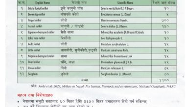 प्रथम राष्ट्रिय कोदो दिवस २०८२ को मूल कार्यक्रम भक्तपुरमा