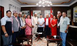 ज्येष्ठ नागरिकका माग पूरा गर्न सहयोग गर्ने अध्यक्ष दाहालको प्रतिबद्धता