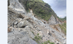 कालीगण्डकी सडक अवरुद्ध