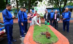 प्रहरी महानिरीक्षक दिपक थापाको प्रमुख आतिथ्यतामा वृक्षारोपण कार्यक्रम सम्पन्न