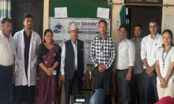 सांग्रिला डेभलपमेन्ट बैंकद्वारा रोल्पाको प्राथमिक स्वास्थ्य केन्द्रलाई अक्सिजन कन्सेन्ट्रेटर हस्तान्तरण