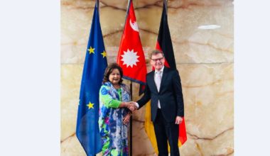 परराष्ट्रमन्त्री डा राणा र जर्मनीका विदेशमन्त्रीबीच द्विपक्षीय भेटवार्ता