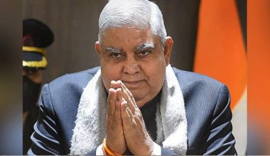 भारतको उपराष्ट्रपति पदबाट जगदीप धनखरको राजीनामा, स्वास्थ्यलाई प्राथमिकता दिने निर्णय