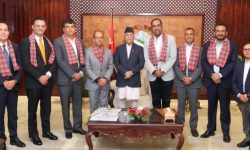 नवनिर्वाचित सिएनआई पदाधिकारी-प्रधानमन्त्री छलफल, देशलाई औद्योगिकरणमा लैजानुपर्नेमा जोड