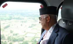 प्रधानमन्त्रीद्वारा तराई–मधेसको सुक्खा क्षेत्रको अवलोकन