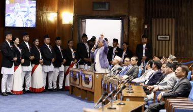 भ्रष्टाचार र कुशासनको सडक र सदनबाट प्रतिवाद गर्छौं : अध्यक्ष लिङ्देन