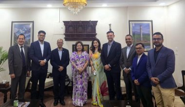 नवनिर्वाचित सिएनआई पदाधिकारीको परराष्ट्रमन्त्री र मुख्य सचिवसँग छलफल