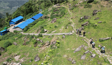 चन्दा संकलन गरी २७ किलोमिटर पदमार्ग निर्माण