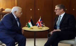 बेलायतका प्रधानमन्त्री स्टार्मर र प्यालेस्टिनी राष्ट्रपति अब्बासबीच फोनवार्ता