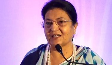 एकता दिवसले राष्ट्रिय एकतालाई सुदृढ बनाउँछ : पूर्वराष्ट्रपति भण्डारी