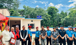 चन्दा उठाएर प्रहरी चौकी निर्माण