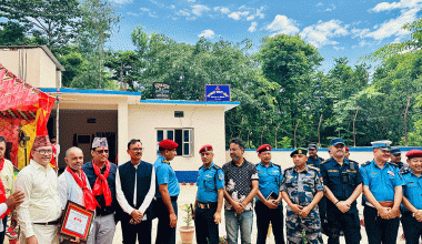 चन्दा उठाएर प्रहरी चौकी निर्माण