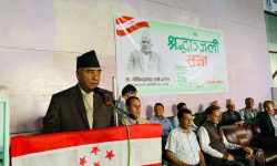 नेपाली राजनीतिमा कँडेलको योगदान स्मरणयोग्य छ : सभापति देउवा