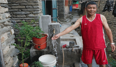 नौ सय घरमा खानेपानी सुविधा