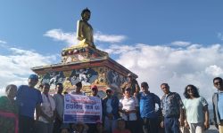 हाइकिङसँग जोडिँदै कालाबाङ घरेडी बुद्धउद्यान