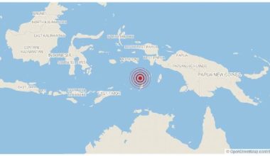 इन्डोनेसियाको पूर्वी तटमा ६.७ म्याग्निच्युडको भूकम्प