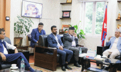 मधेस प्रदेशमा खानेपानी र सिँचाइको समस्या समाधान संघीयमन्त्रीहरु बीच छलफल