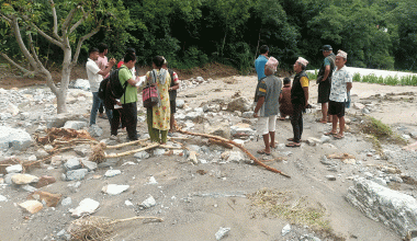 बागलुङबाट बर्सेनि आठ लाख २२ हजार टन माटो बग्दै