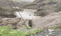 थुनिएको म्याग्दी नदी बग्न थाल्यो