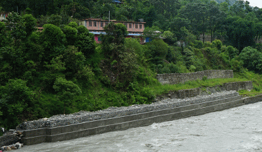 तीन करोडको लागतमा नदी नियन्त्रण योजना सम्पन्न