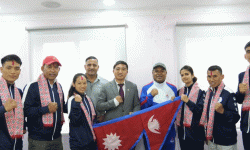 पारा तेक्वान्दो टोली मलेसिया जाँदै