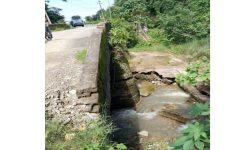 टोटीखोलाको पुल जीर्ण, जोखिम मोलेर हिँड्नुपर्ने बाध्यता