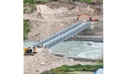 हुम्ला–मुगु लिङ्क रोडः लोतीखोलामा ‘बेलीब्रिज’ जडान