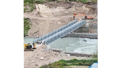 हुम्ला–मुगु लिङ्क रोडः लोतीखोलामा ‘बेलीब्रिज’ जडान