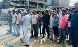 गुणस्तरहीन सडक निर्माणको स्थानीयद्वारा विरोध