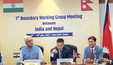 सीमा कार्यदलको सातौं बैठक सम्पन्न