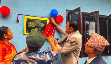 ताप्लेजुङमा विपद् व्यवस्थापन सामग्री भण्डारण केन्द्र निर्माण