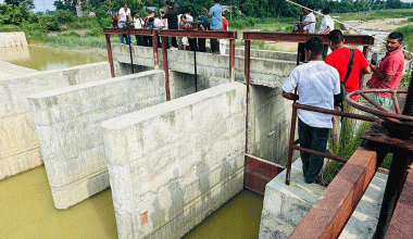 चार वर्षदेखि रोकिएको खुट्टीखोला सिँचाइ नहर सञ्चालनमा ल्याइने