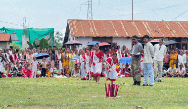 थारू समुदाय परम्परागत भोदी खेल संरक्षणमा जुट्दै