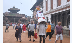 मौलिक शैलीमा ‘साँःपारु’ मनाउँदै भक्तपुरका नेवार समुदाय