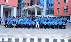 गृहमन्त्री रमेश लेखकद्वारा काठमाडौं उपत्यका प्रहरी कार्यालयको निरीक्षण तथा निर्देशन