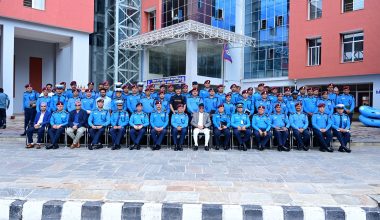 गृहमन्त्री रमेश लेखकद्वारा काठमाडौं उपत्यका प्रहरी कार्यालयको निरीक्षण तथा निर्देशन