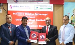 ग्लोबल आइएमई बैंक र सांग्रिला डेभलपमेन्ट बैंकबीच समझदारी पत्रमा हस्ताक्षर