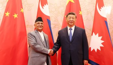 शाङ्घाइ शिखर सम्मेलनलाई सम्बोधन गर्दै प्रधानमन्त्री ओली