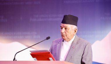 सबै पक्षले पेरिस सम्झौतामा गरेका प्रतिबद्धता पूरा गर्नुपर्छः राष्ट्रपति