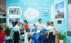 बजाज चेतक ईभी नेपाल मोबिलिटी एक्स्पो २०२५ का लागि तयार