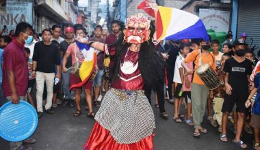 अर्घा दरबारमा ऐतिहासिक लाखे नाच