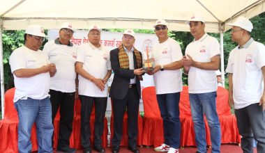 हीरक जयन्तीमा चेम्बरको हरियाली संकल्प : गौशलास्थित भण्डारखालमा वृहत वृक्षारोपण