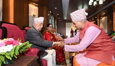 राष्ट्रपतिबाट रक्षाबन्धन ग्रहण