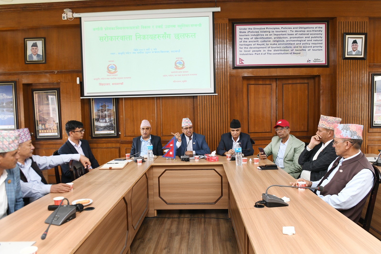 टुइनेटरको न्यून संख्याका कारण हिमाली तथा पहाडी क्षेत्रमा नियमित उडान गर्न कठिनाईः मन्त्री पाण्डे