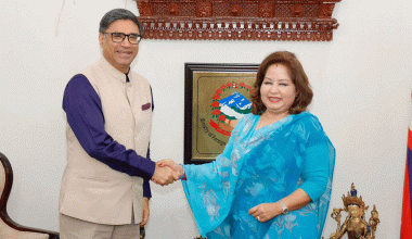परराष्ट्रमन्त्री डा. राणासँग भारतीय विदेश सचिवको शिष्टाचार भेटवार्ता