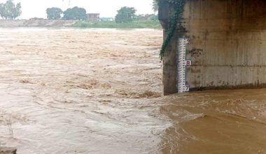 इलामको माइखोला चिसापानी खण्डमा जलसतह बढ्यो